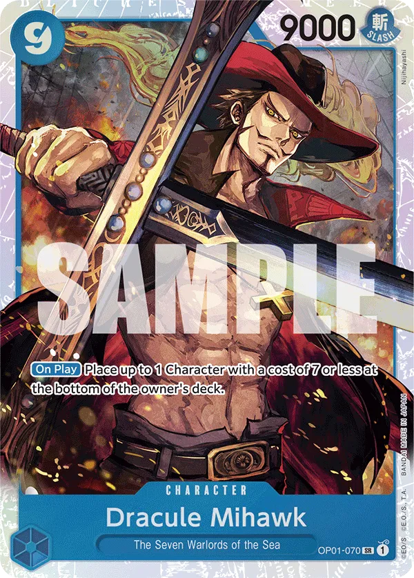 Carta Dracule Mihawk (OP01-070)