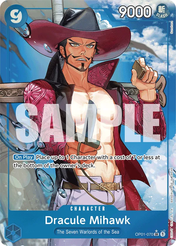 Carta Dracule Mihawk (OP01-070)