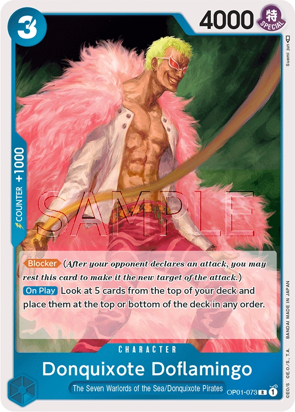 Carta Donquixote Doflamingo (OP01-073)
