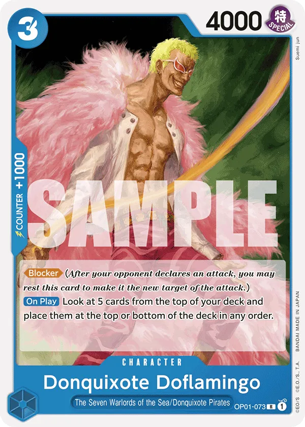 Carta Donquixote Doflamingo (OP01-073)