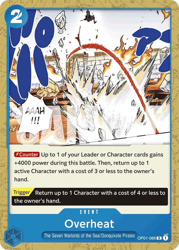 Carta Overheat (OP01-086)