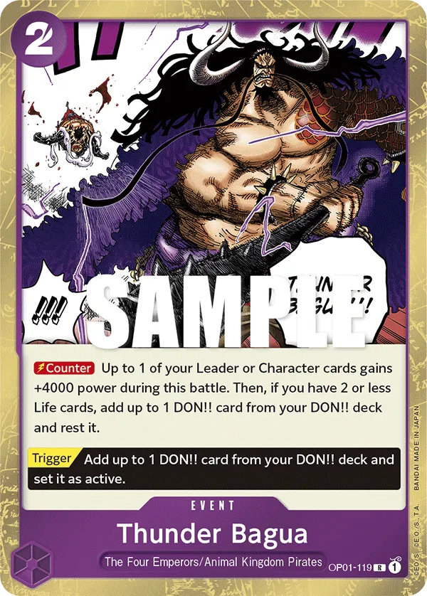 Carta Thunder Bagua (OP01-119)