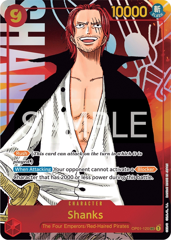 Carta Shanks (OP01-120)