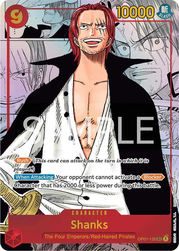 Carta Shanks (OP01-120)