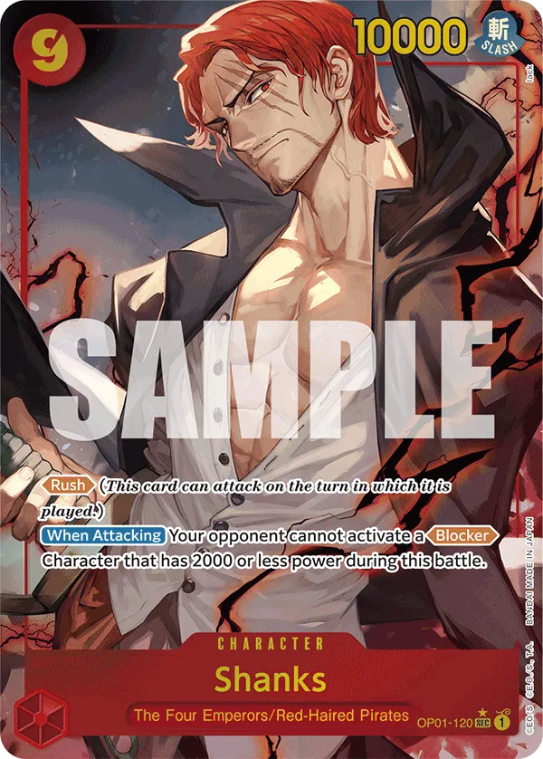 Carta Shanks (OP01-120)
