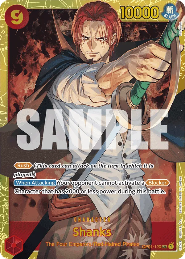 Carta Shanks (OP01-120)