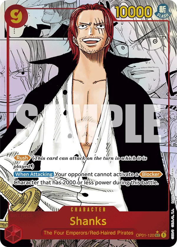 Carta Shanks (OP01-120)