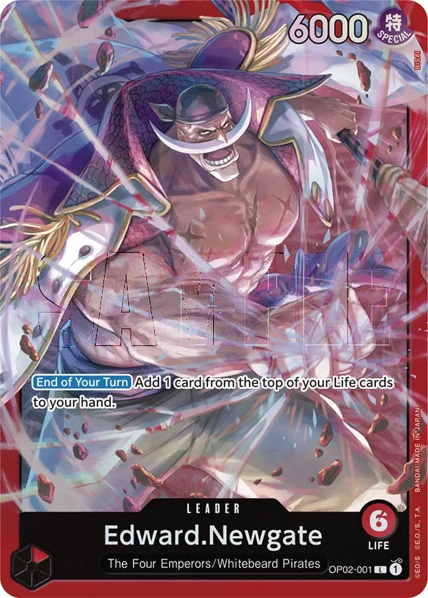 Carta Edward.Newgate (OP02-001)
