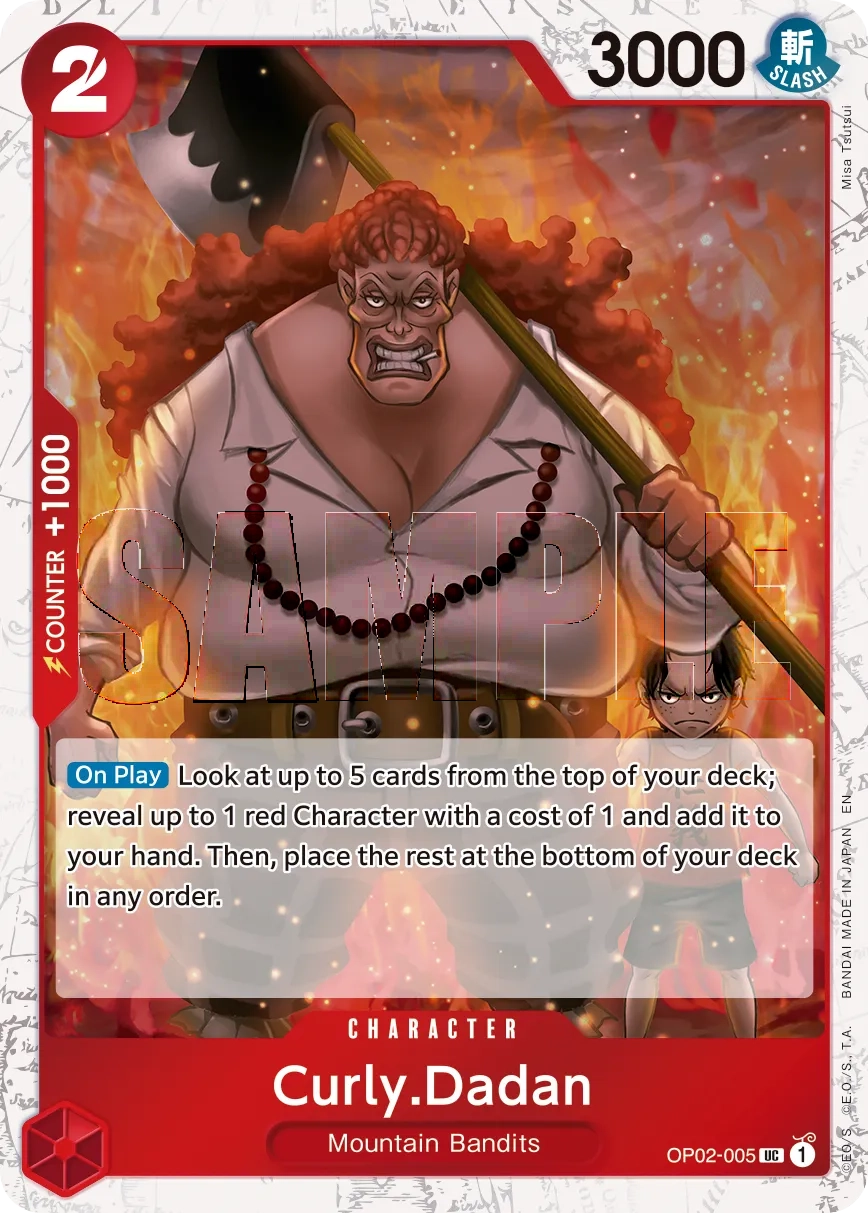 Carta Curly.Dadan (OP02-005)