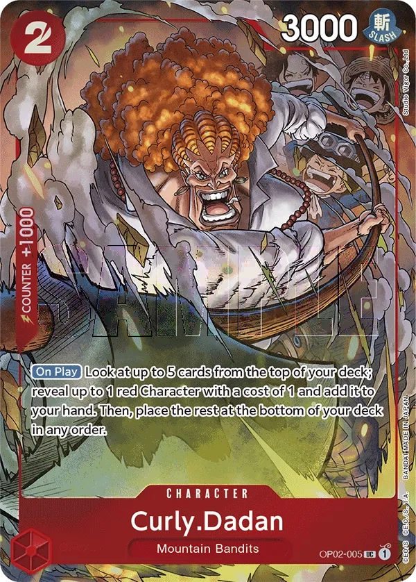 Carta Curly.Dadan (OP02-005)