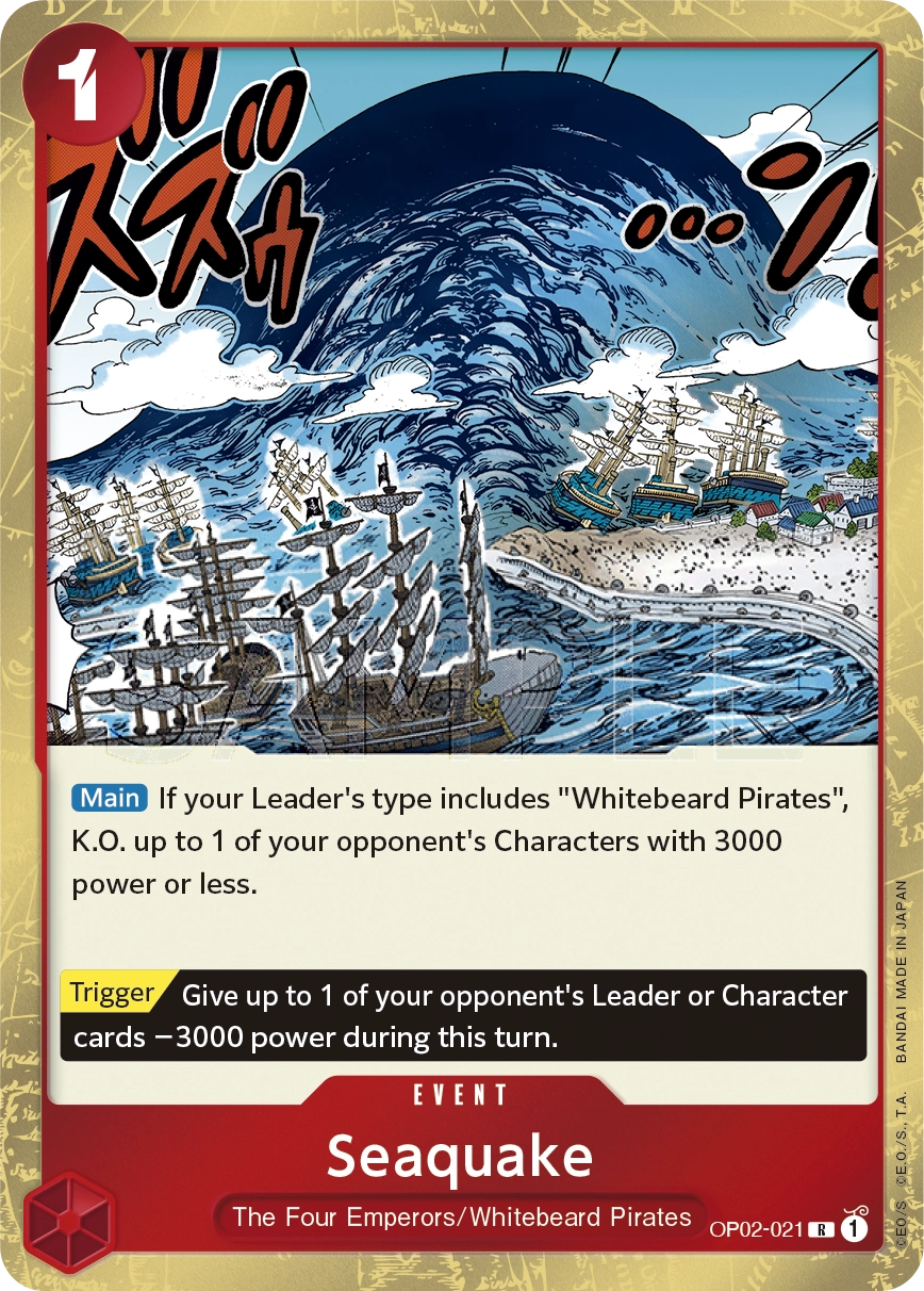 Carta Seaquake (OP02-021)