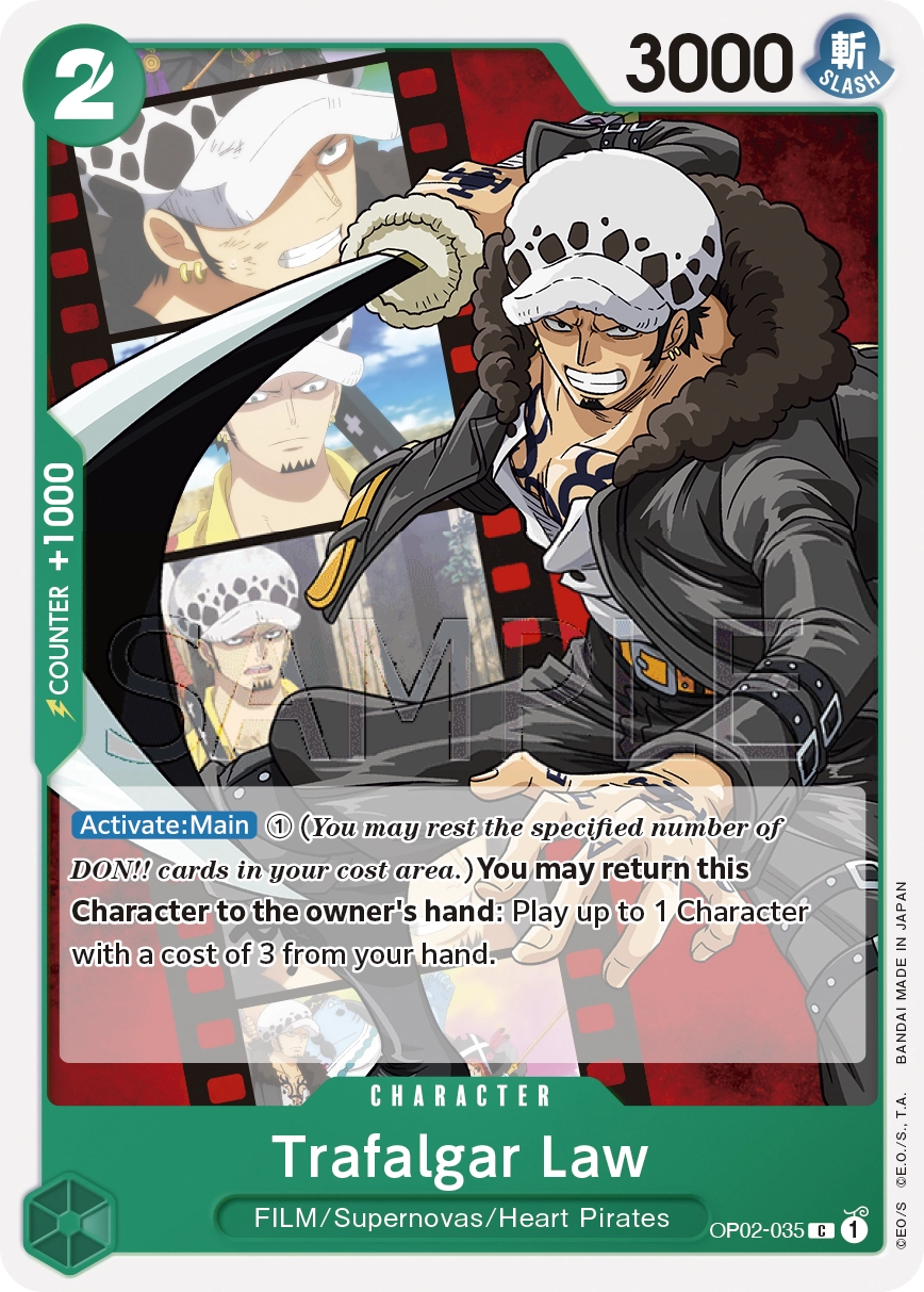 Carta Trafalgar Law (OP02-035)