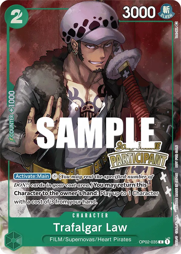 Carta Trafalgar Law (OP02-035)