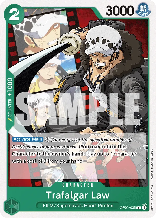 Carta Trafalgar Law (OP02-035)