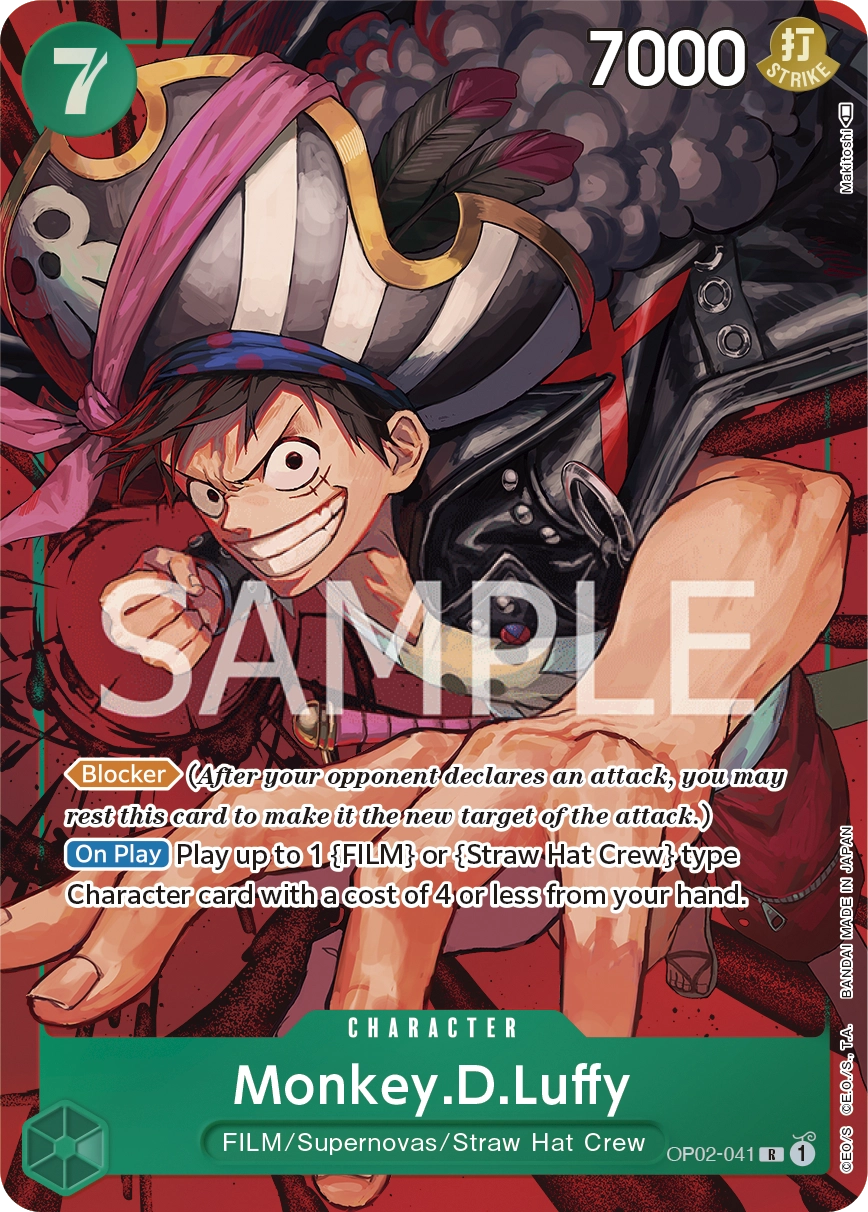 Carta Monkey.D.Luffy (OP02-041)