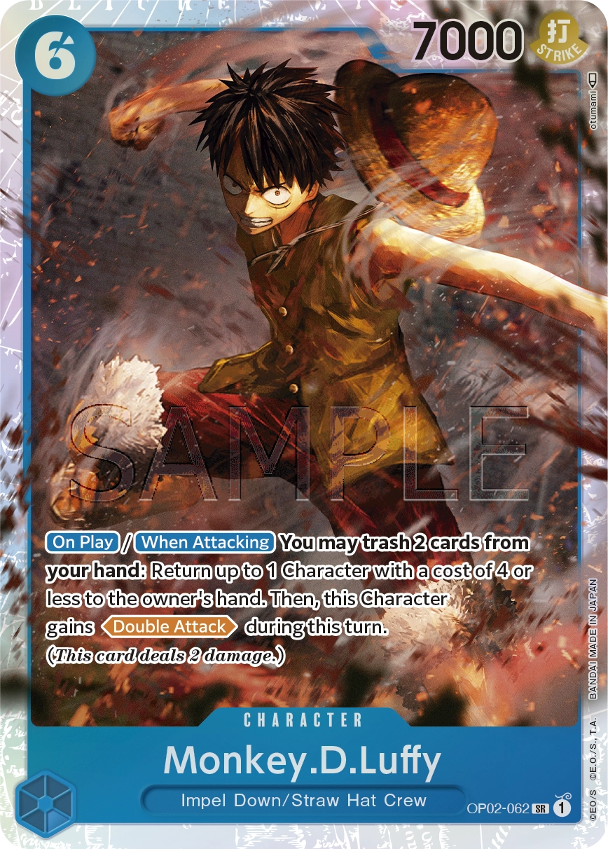 Carta Monkey.D.Luffy (OP02-062)