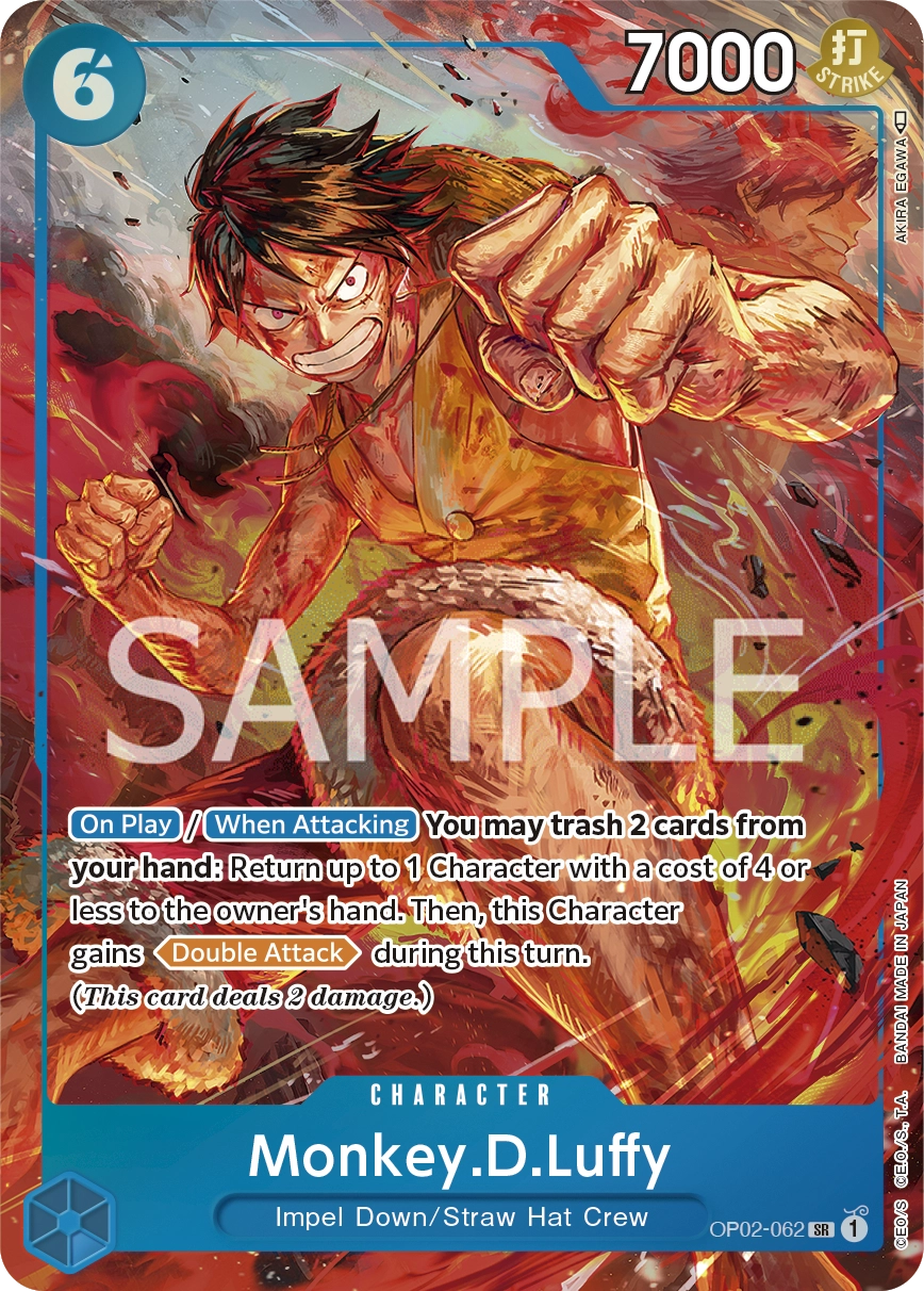 Carta Monkey.D.Luffy (OP02-062)