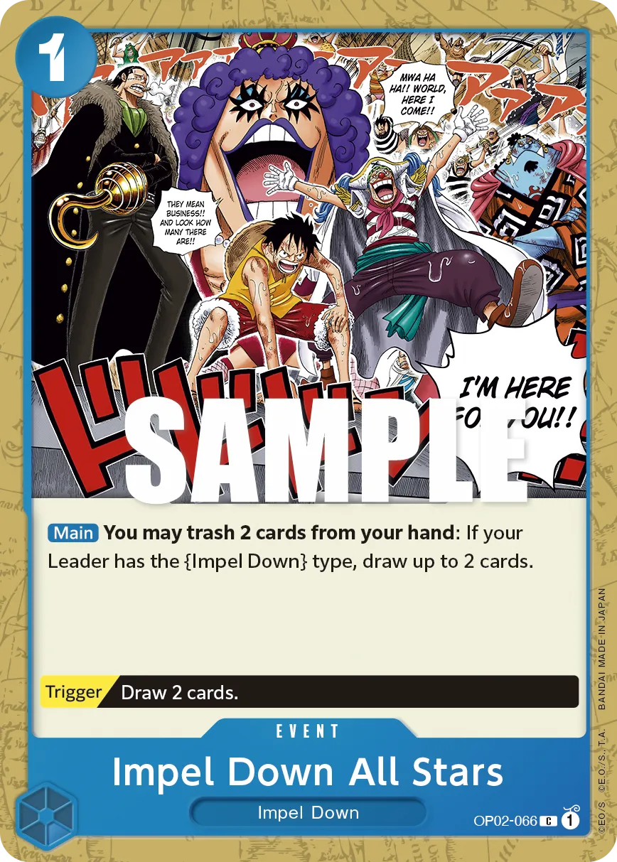 Carta Impel Down All Stars (OP02-066)