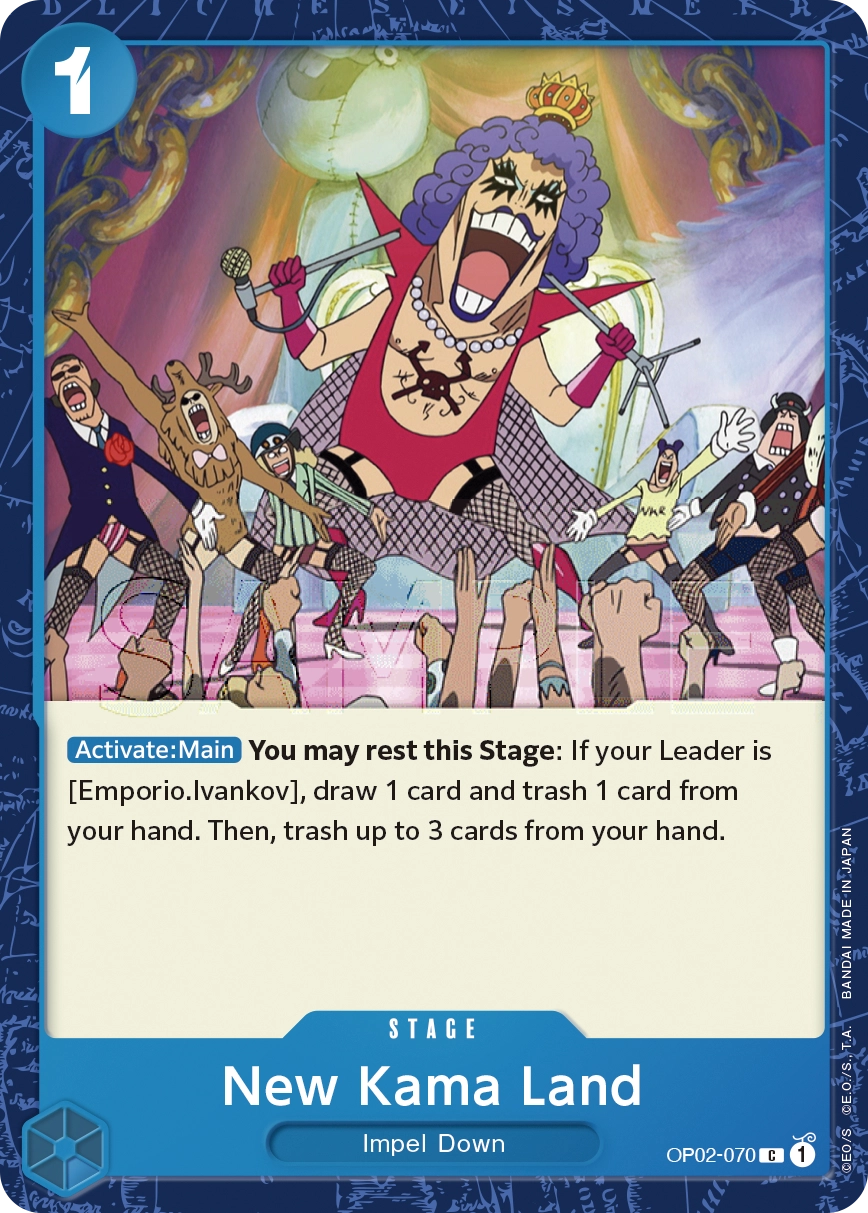 Carta New Kama Land (OP02-070)