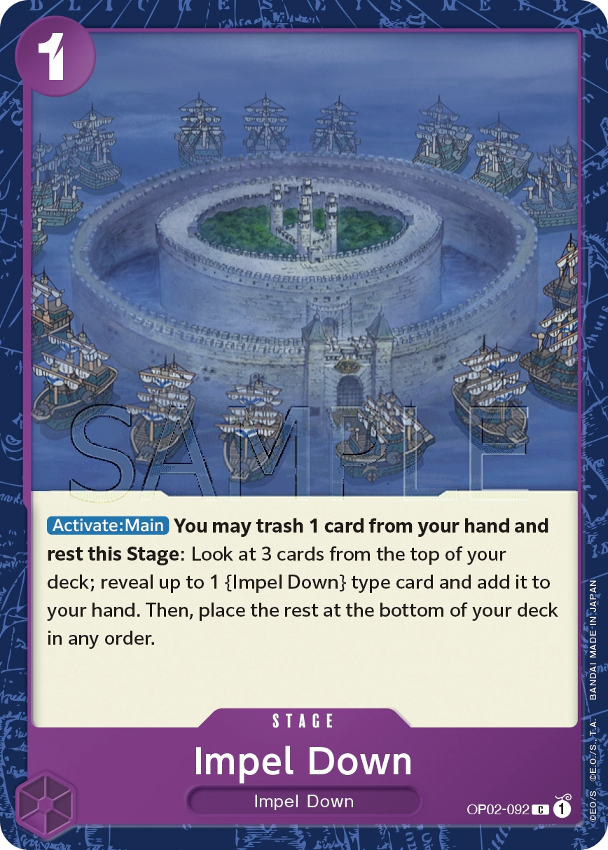 Carta Impel Down (OP02-092)