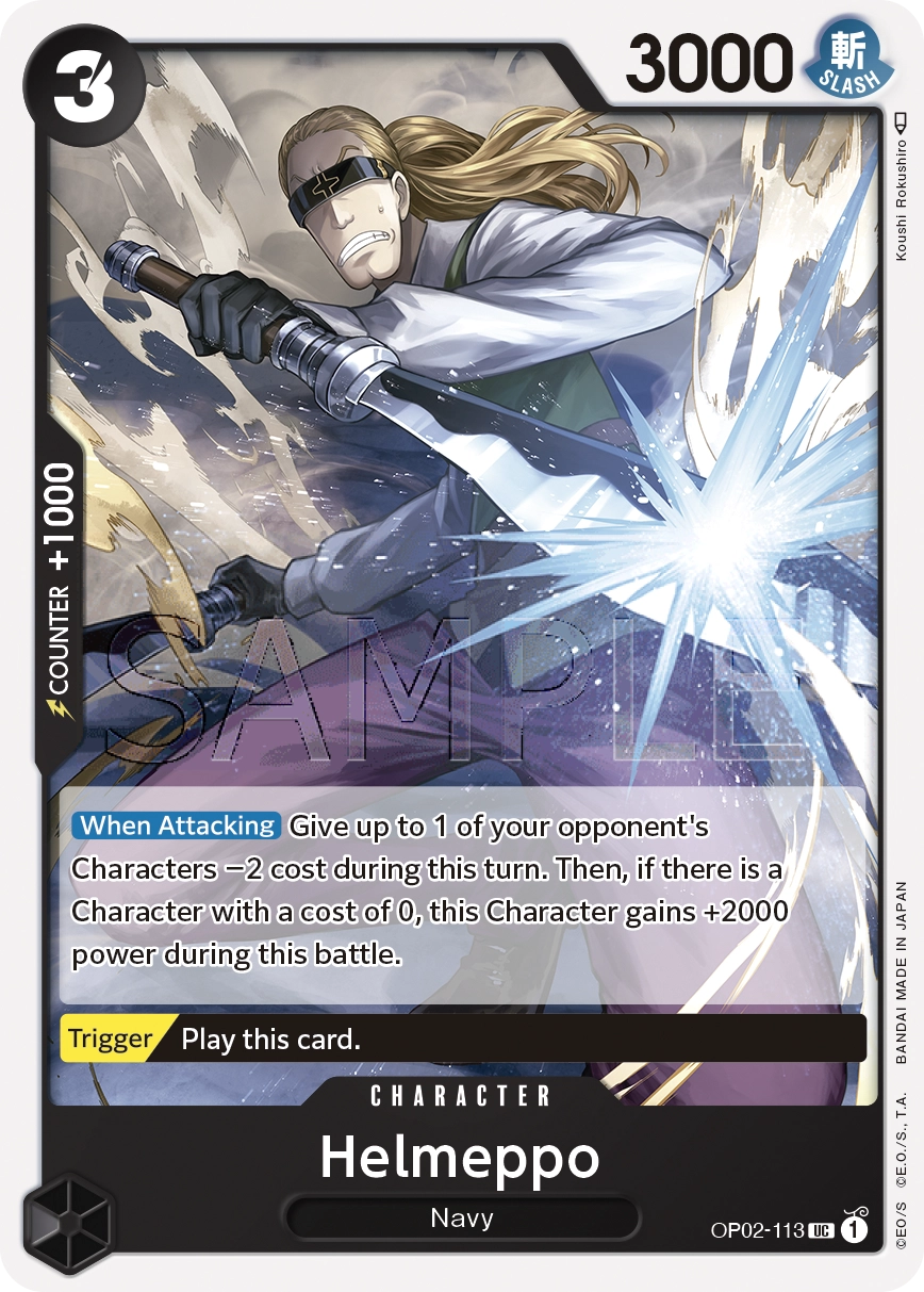 Carta Helmeppo (OP02-113)