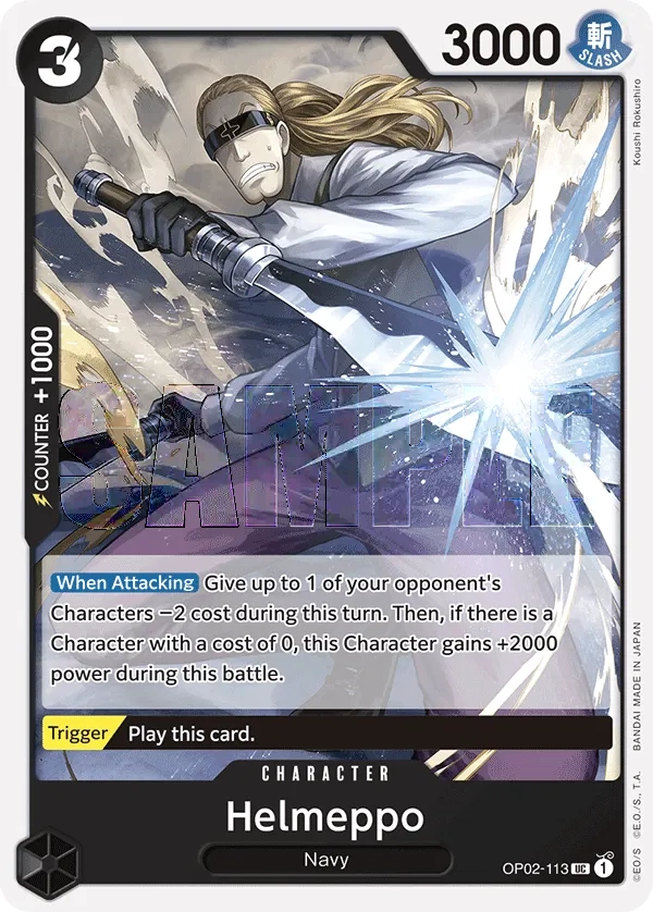 Carta Helmeppo (OP02-113)