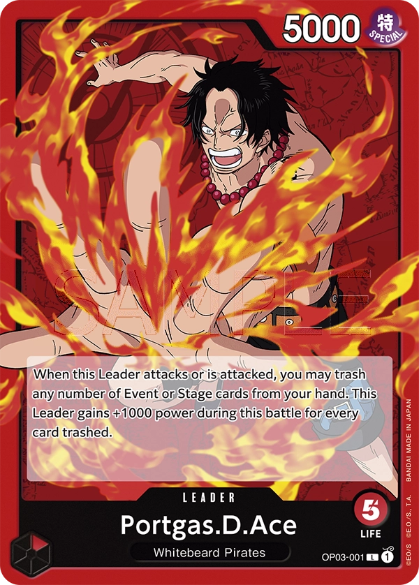 Carta Portgas.D.Ace (OP03-001)