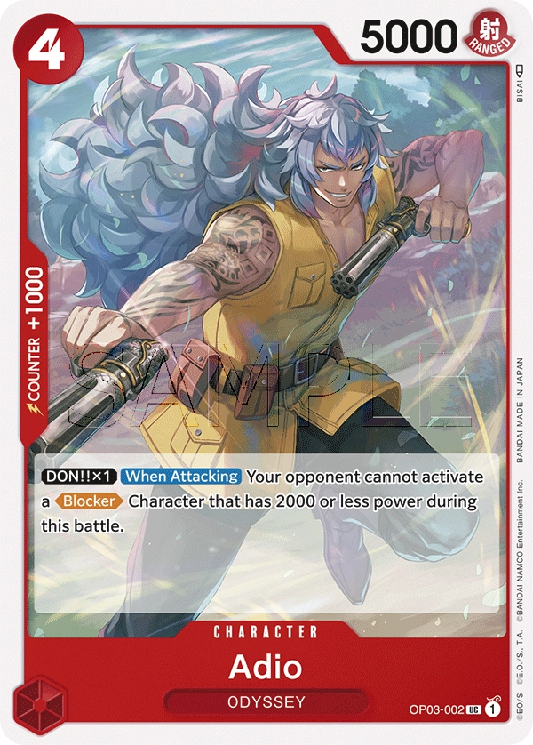Carta Adio (OP03-002)