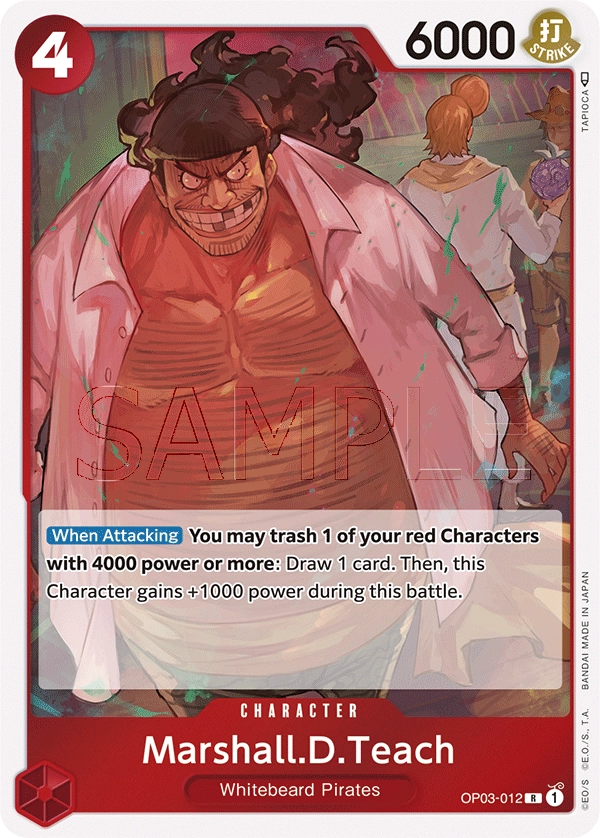Carta Marshall.D.Teach (OP03-012)
