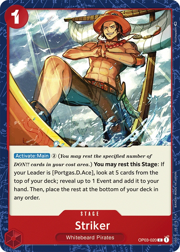 Carta Striker (OP03-020)
