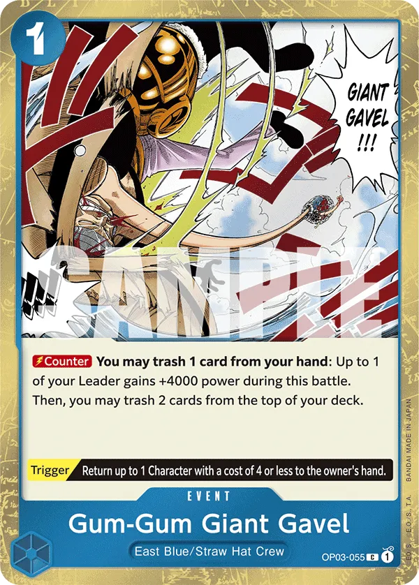 Carta Gum-Gum Giant Gavel (OP03-055)