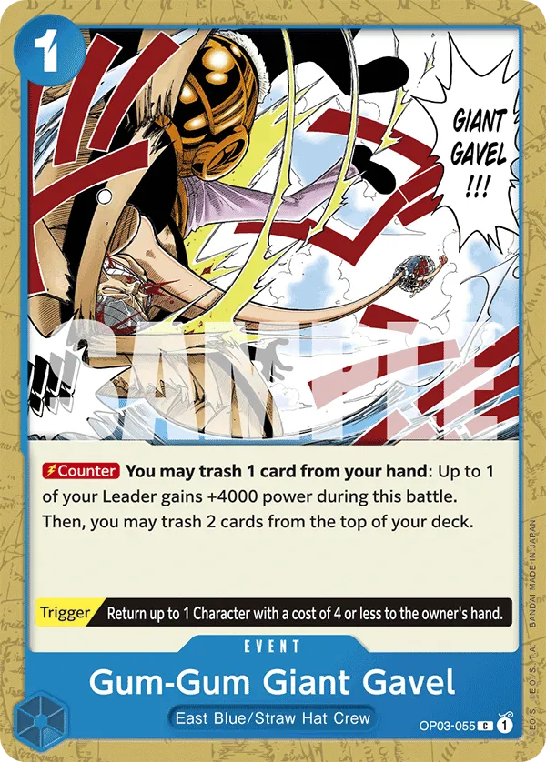 Carta Gum-Gum Giant Gavel (OP03-055)