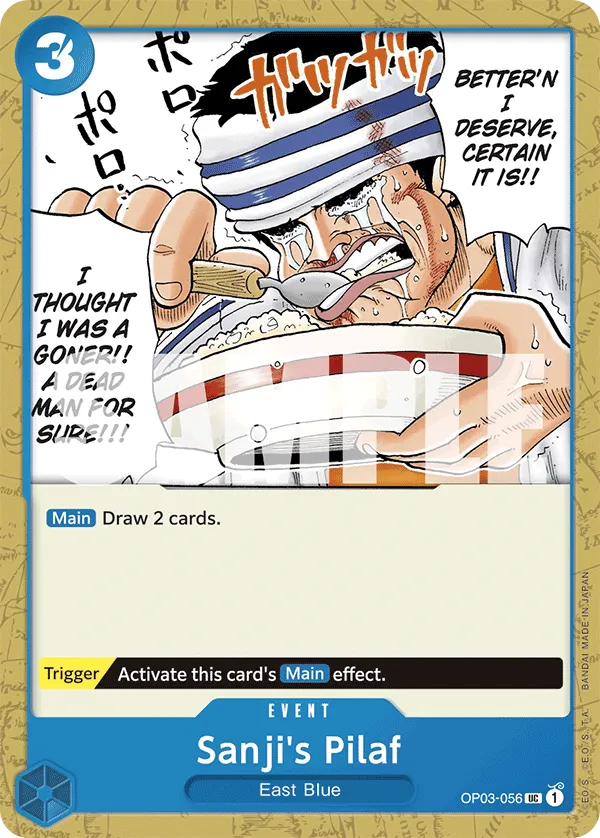 Carta Sanji's Pilaf (OP03-056)