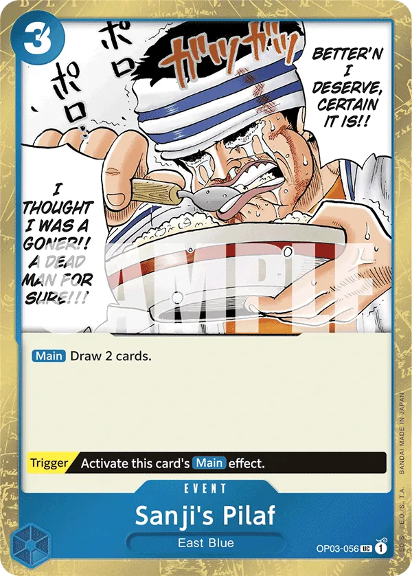 Carta Sanji's Pilaf (OP03-056)