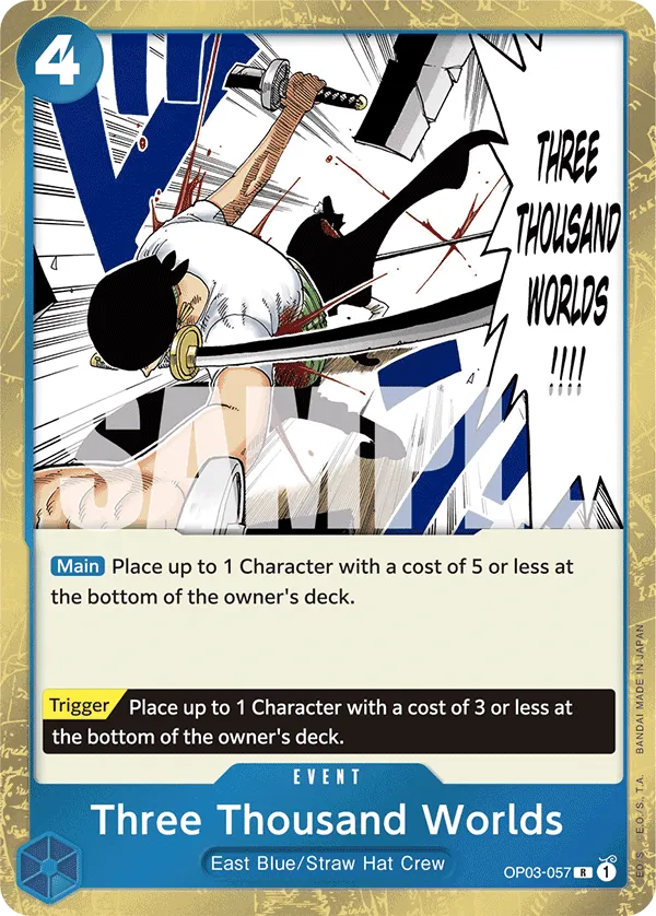 Carta Three Thousand Worlds (OP03-057)