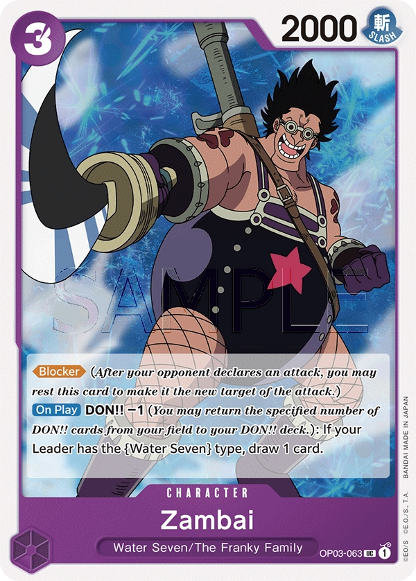 Carta Zambai (OP03-063)
