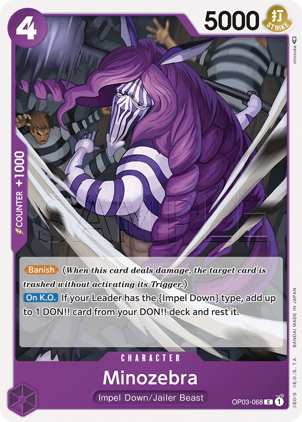 Carta Minozebra (OP03-068)