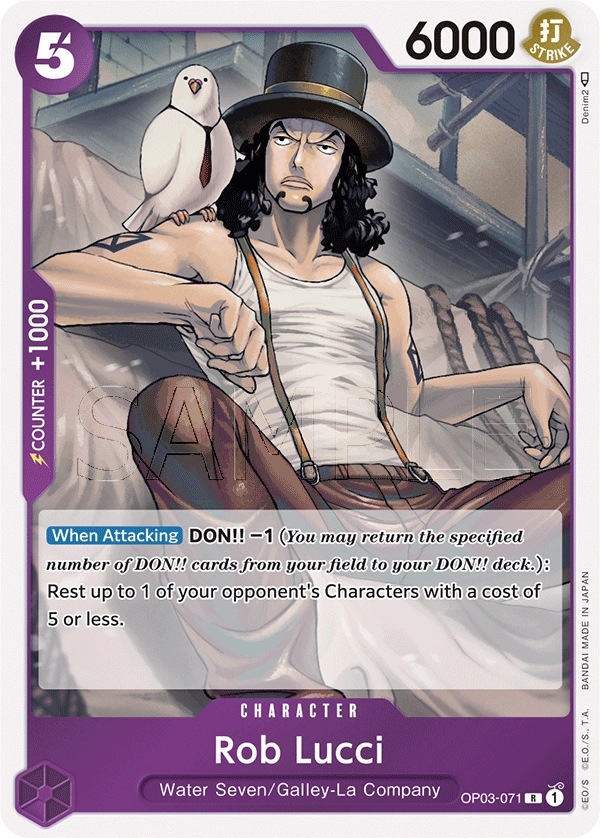 Carta Rob Lucci (OP03-071)