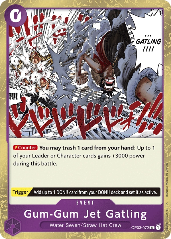 Carta Gum-Gum Jet Gatling (OP03-072)