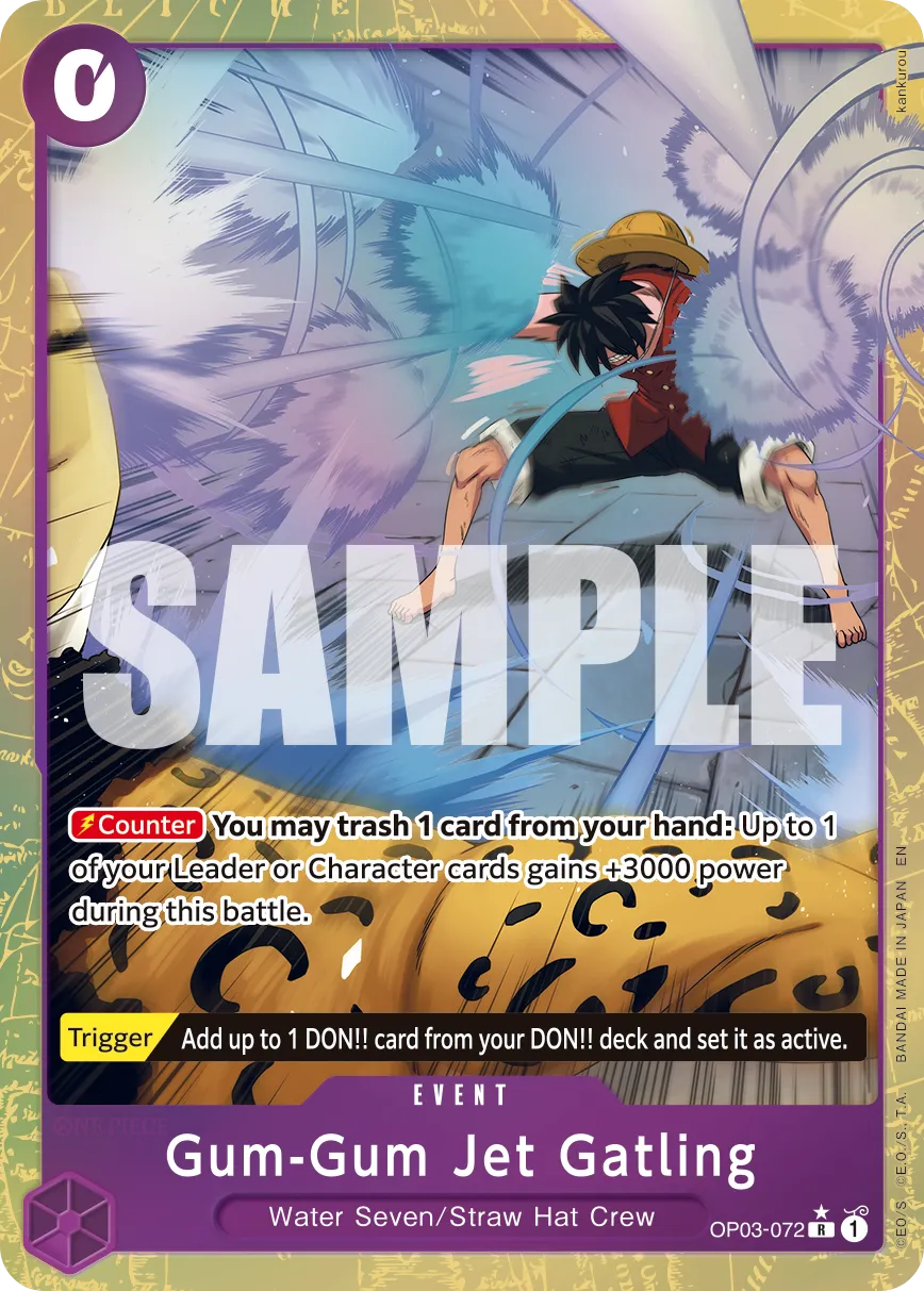 Carta Gum-Gum Jet Gatling (OP03-072)