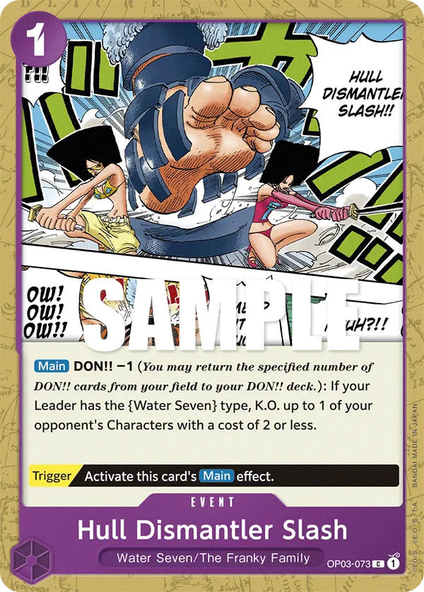 Carta Hull Dismantler Slash (OP03-073)