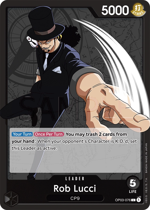 Carta Rob Lucci (OP03-076)
