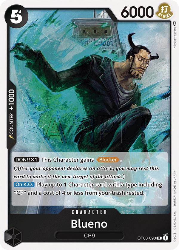 Carta Blueno (OP03-090)