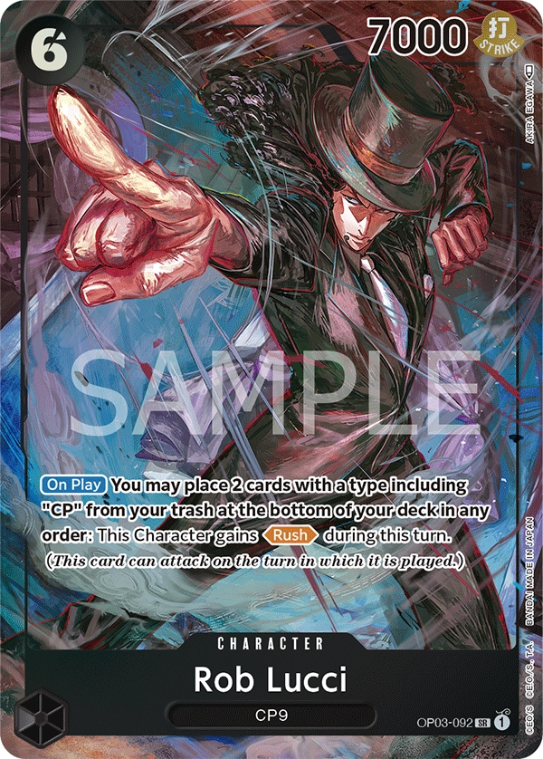 Carta Rob Lucci (OP03-092)