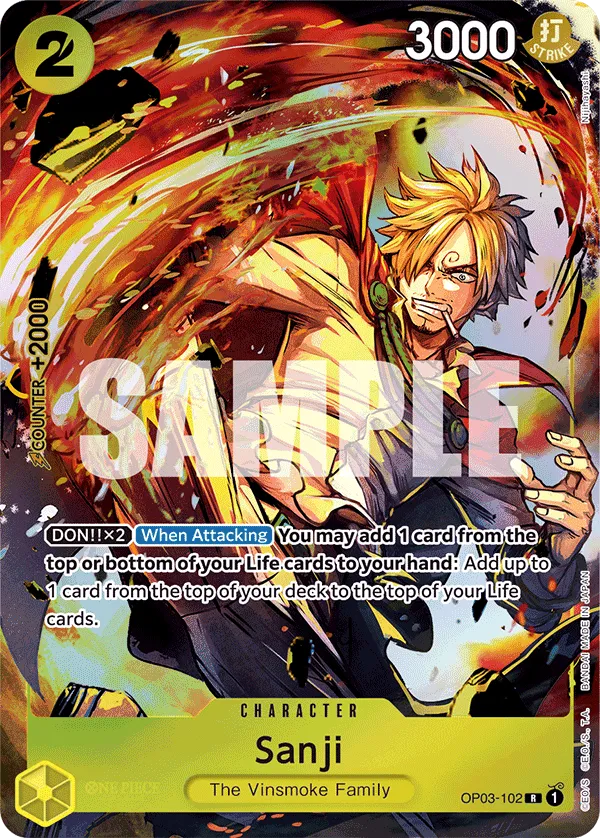 Carta Sanji (OP03-102)