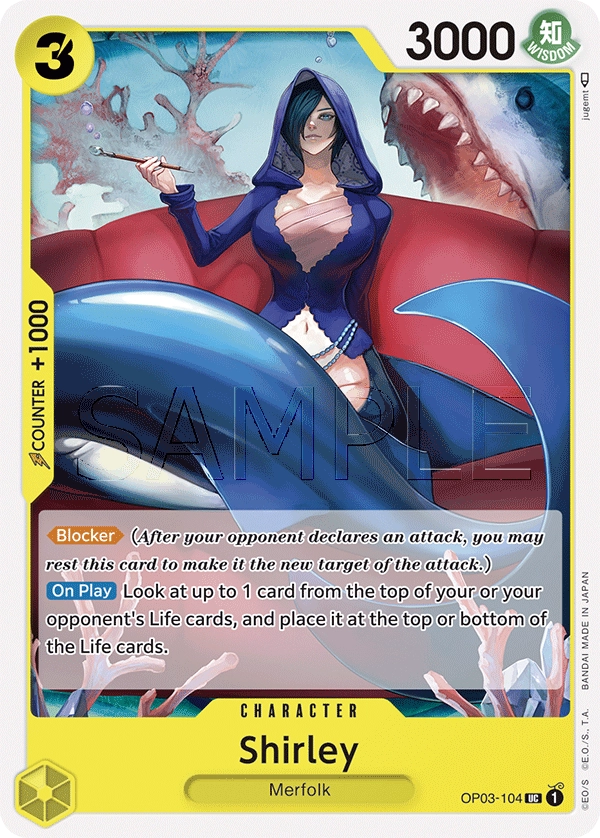 Carta Shirley (OP03-104)