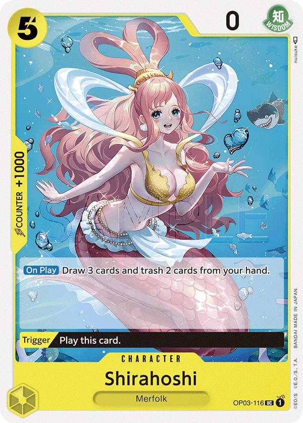 Carta Shirahoshi (OP03-116)