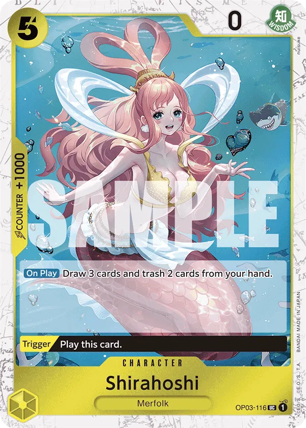 Carta Shirahoshi (OP03-116)
