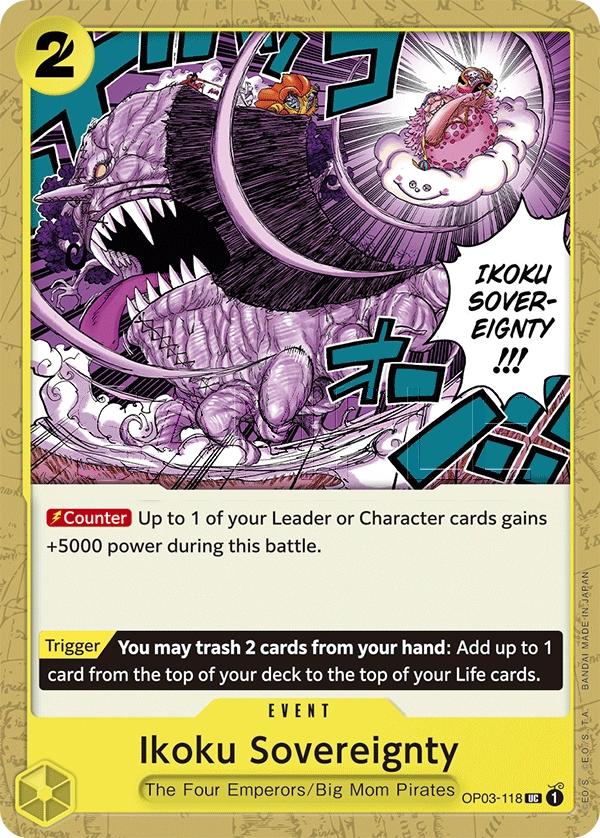 Carta Ikoku Sovereignty (OP03-118)