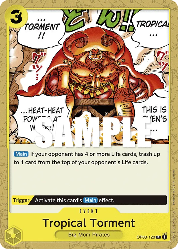 Carta Tropical Torment (OP03-120)